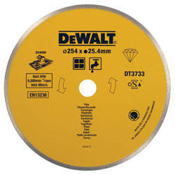 DEWALT DT3733-XJ Ceramic Diamond Tile Blade 254mm x 25.4mm