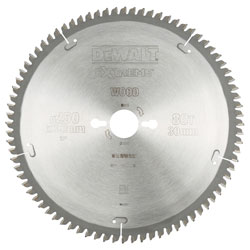 DEWALT DT4287-QZ Circular Saw Blade 250 x 30mm x 80T Series 40 Extra Fine Finish