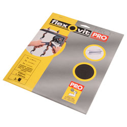 Flexovit 63642526304 Emery Cloth Sanding Sheets 230 x 280mm Medium 80G