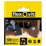 Flexovit 63642526401 Delta Hook & Loop Sanding Sheets 94mm Fine 120G