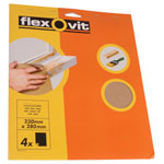 Flexovit 63642526563 Glasspaper Sanding Sheets 230 x 280mm Assorted - Pack Of 25