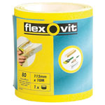 Flexovit 63642569921 High Performance Sanding Roll 115mm x 5m Fine 120G