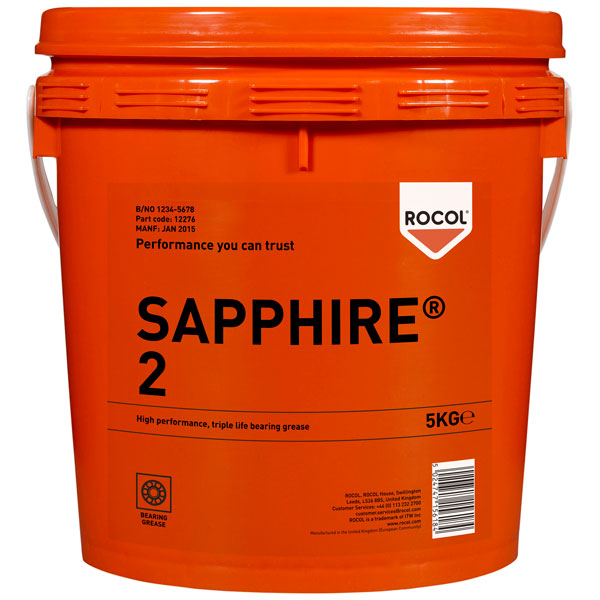 ROCOL 12176 SAPPHIRE 2 Triple Life MultiPurpose Bearing Grease 5 kg Rapid Online