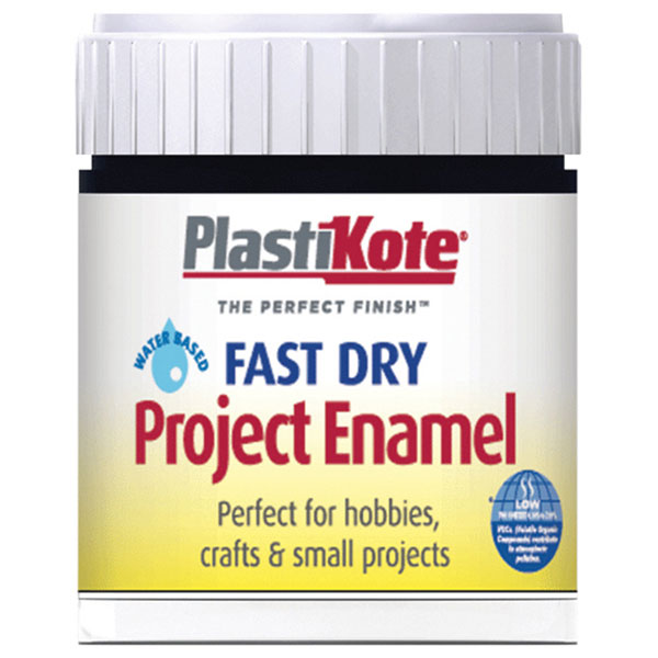 PlastiKote 440.0000002.067 Fast Dry Enamel Paint B2 Bottle Black M...