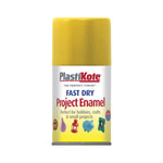 PlastiKote 440.0001130.046 113-S Fast Dry Enamel Aerosol Buttercup Yellow 100ml