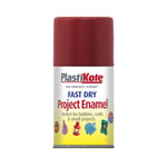 PlastiKote 440.0001340.046 134-S Fast Dry Enamel Aerosol Red Metallic 100ml