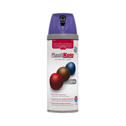 PlastiKote 440.0022116.076 Colour Twist & Spray Satin Sumptuous Purple 400ml