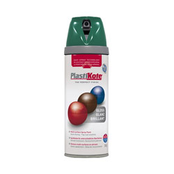 PlastiKote 440.0021109.076 Colour Twist & Spray Gloss Lawn Green RAL 6005 400ml