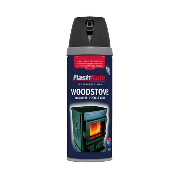  440.0026030.076 26030 Wood Stove Twist & Spray Black 400ml