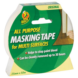 Duck Tape® 232317 All Purpose Masking Tape 25mm x 50m