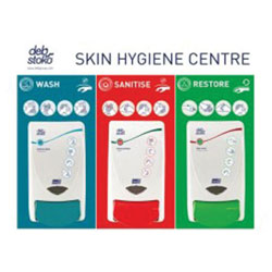 Deb Stoko SSC3FWSC 3-Step Wash/Sanitise/Cream Skin Hygiene Centre