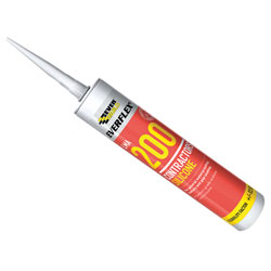 Everbuild 200BK Contractors Silicone Sealant 295ml Black 200