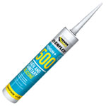 Everbuild 500WE Bath & Sanitary Silicone Sealant White 310ml 500