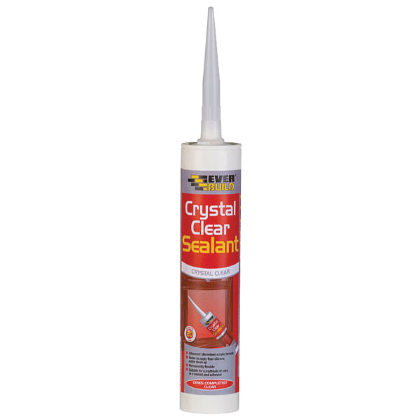 Everbuild CRYCL Crystal Clear Sealant Clear 310 ml | Rapid Online