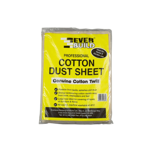 Click to view product details and reviews for Everbuild Dust Cotton Sheet 36 X 27m.