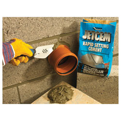 Everbuild JETCEM6 Jetcem Rapid Set Cement 12kg (2 x 6kg Packs)