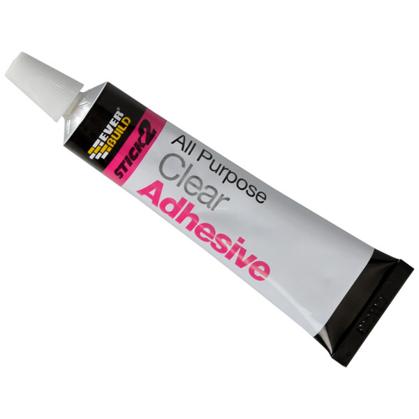 Everbuild S2CLEAR Stick 2 All Purpose Adhesive Tube 30ml | Rapid Online