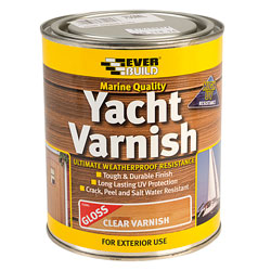 Everbuild YACHTGL07 Yacht Varnish Gloss Clear 750ml