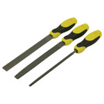 Stanley 0-22-477 Rasp Set 3 Piece Round , 1/2 Round, Flat 200mm (8in)