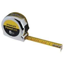 Stanley 0-33-552 Powerlock Classic Tape 5m (Width 19mm)