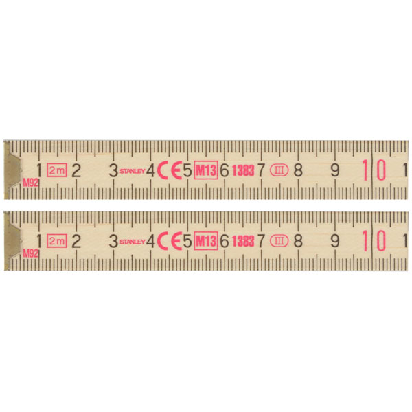 Click to view product details and reviews for Stanley 0 35 455 Wooden Folding Rule 2 Metre.