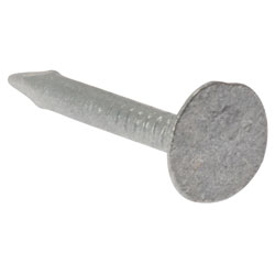 ForgeFix 500NLELH25GB Clout Nail Extra Lge Head Galvanised 25mm Bag Weight 500g