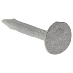 ForgeFix 500NLELH25GB Clout Nail Extra Lge Head Galvanised 25mm Bag Weight 500g