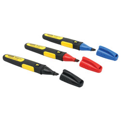 Stanley 0-47-315 FatMax Triple Pack Chisel Tip Markers