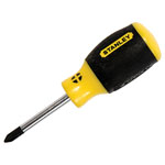 Stanley 0-64-931 Cushion Grip Screwdriver Phillips 1pt x 45mm Stubby