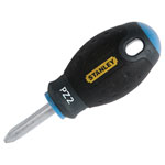 Stanley 0-65-409 FatMax Screwdriver Pozi PZ2 x 30mm Stubby