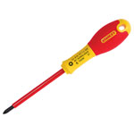 Stanley 0-65-418 FatMax Screwdriver Insulated Pozi PZ1 x 100mm