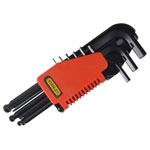 Stanley 0-69-256 Ball End Hexagon Key Set of 9 Metric (1.5-10mm)