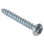 ForgeFix RH18ZP General Purpose PZ Screw Round Head TT ZP 1 x 8 Box 200