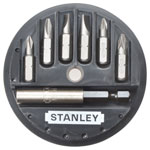 Stanley 1-68-737 Insert Bit Set Phillips/Slotted/Pozidriv 7 Piece