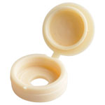 ForgeFix 100HCC3 Hinged Cover Cap Beige No. 6-8 Bag 100