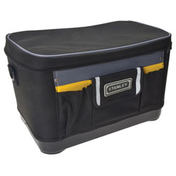 STANLEY 600 Denier Rigid Multi-Purpose Tool Bag, Pocket Storage Organiser  for Tools and Small Parts, 16 Inch, 1-96-193