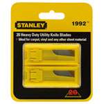 Stanley 1-98-460 1992B Heavy Duty Utility Knife Blades - Twin Pack (2 x 10)