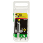 Stanley 1-PAA64T Aluminium Rivets Medium 5mm (15)