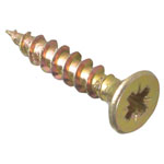 ForgeFix MPS317Y Multi-Purpose Pozi Screw CSK ST ZYP 3.0 x 17mm Box 200