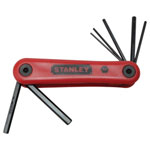 Stanley 4-69-261 Hexagon Key Folding Set of 7 Metric (1.5-6mm)