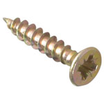 ForgeFix MPS3525Y Multi-Purpose Pozi Screw CSK ST ZYP 3.5 x 25mm Box 200