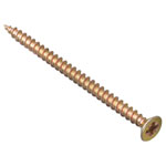 ForgeFix MPS4560Y Multi-Purpose Pozi Screw CSK ST ZYP 4.5 x 60mm Box 100