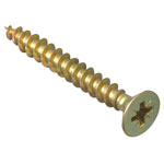 ForgeFix MPS540Y Multi-Purpose Pozi Screw CSK ST ZYP 5.0 x 40mm Box 200