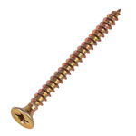 ForgeFix MPS560Y Multi-Purpose Pozi Screw CSK ST ZYP 5.0 x 60mm Box 100