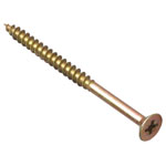 ForgeFix MPS570Y Multi-Purpose Pozi Screw CSK ST ZYP 5.0 x 70mm Box 100