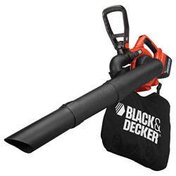 Black Decker GWC3600L20 Cordless Blower VAC 36V 1 x 2.0Ah Li Ion