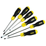 Stanley 5-98-001 Cushion Grip Screwdriver Set of 6