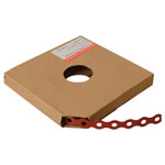 ForgeFix PCBR12 Red Plastic Coated Pre-Galvanised Band 12mm x 0.8 x 10m Box 1