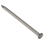 ForgeFix 500NLRH25B Round Head Nail Bright Finish 25mm Bag of 500g