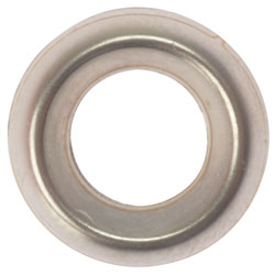 ForgeFix 200SCW10N Screw Cup Washers Solid Brass Nickel Plated No.10 Bag 200